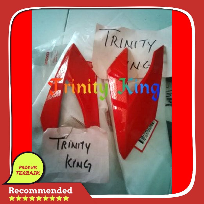 sparepart cowl kuping lampu depan motor honda sonic 150r ori asli original warna merah