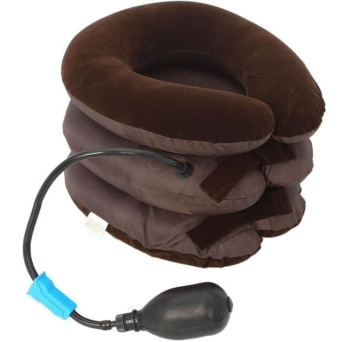 Penegak Leher Air cervical traction - Neck support Bantal Pompa Leher Bantal Terapi Leher