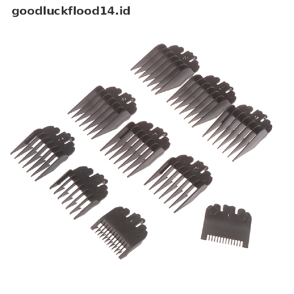 10 Pcs Sisir Panduan Pemangkas Rambut Ukuran 1.5-25MM Untuk Alat Salon