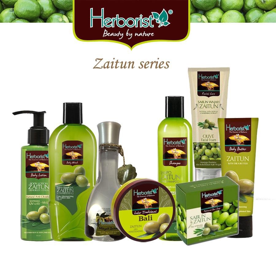 Herborist Zaitun Series | Minyak Zaitun Shampo Sabun Lotion