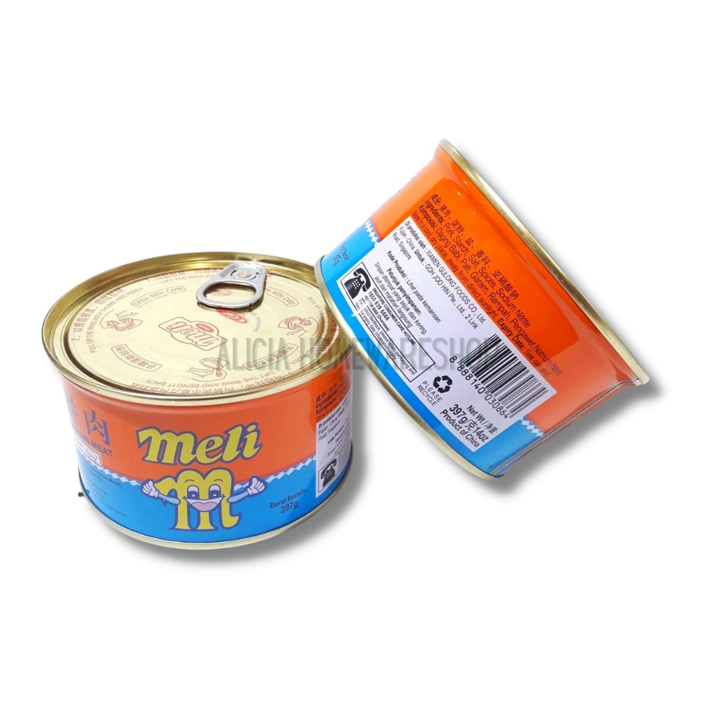 Meli Daging Babi Luncheon 397gram/klg