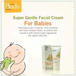 Buds Chubby Chubbs Baby Face Cream 30ml - Krim Wajah Bayi Organik