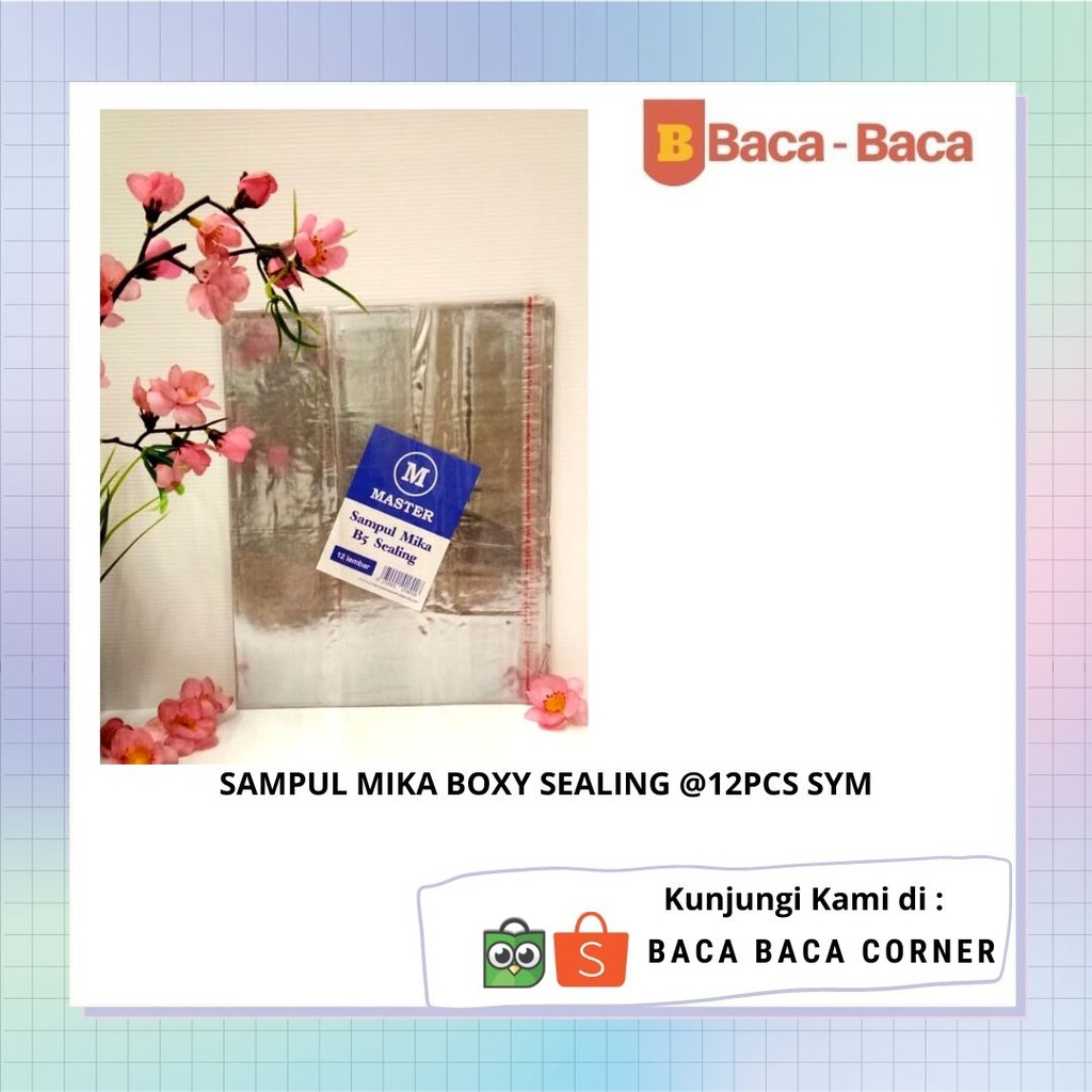 

SAMPUL MIKA BOXY SEALING @12PCS SYM