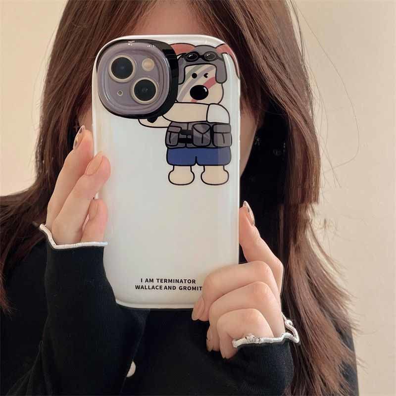 Soft case Silikon Motif Anak Anjing Untuk iPhone 12 13 11 Pro Max X Xs Max Xr hhst