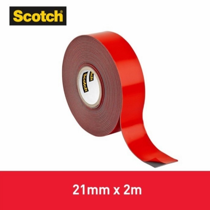 

Jual Scotch Double Tape 3M Outdoor Permanent Mounting Tape 4011 21Mmx2M Terlaris