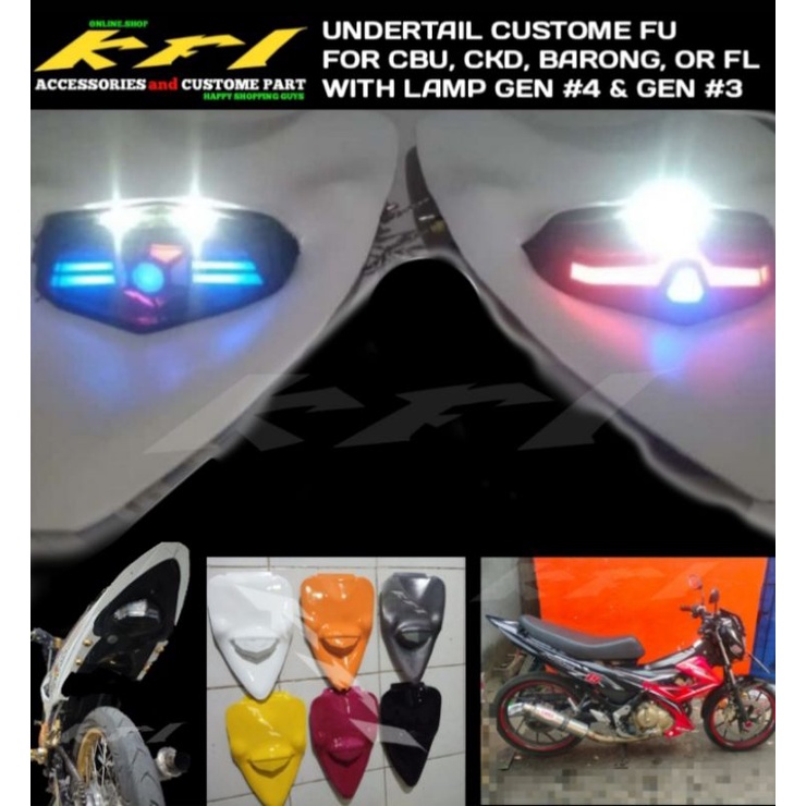 Undertail Custom Fu (CBU,, CKD,, FL atau BARONG)