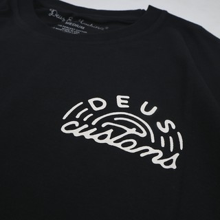 TSHIRT BAJU KAOS DEUS  EX MACHINA Venice Black Print 