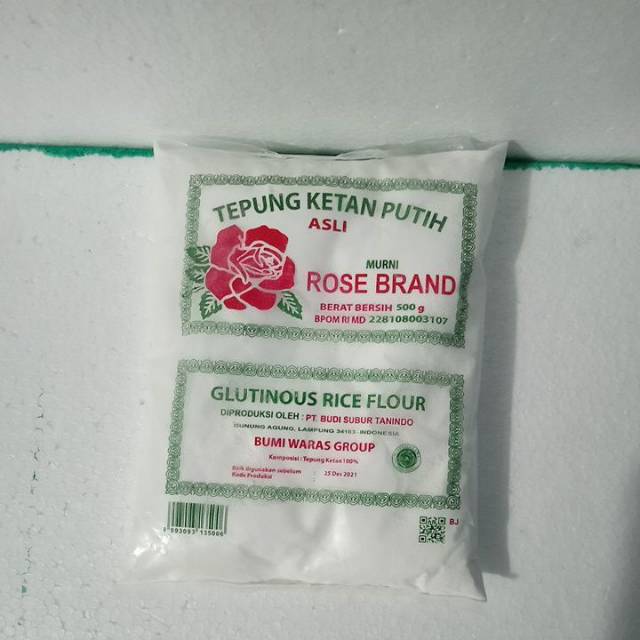 

Tepung Ketan Rose Brand 500 g