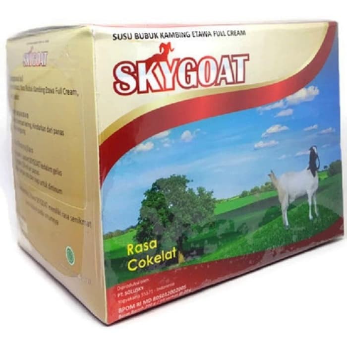 

Susu Kambing Etawa Full Cream Sky Goat Rasa Coklat