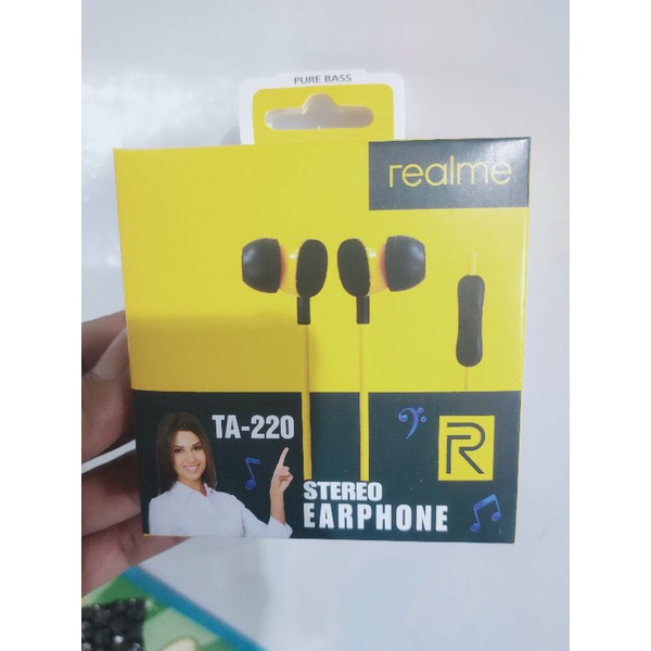 hansfree realme TA-220 HF earphone stereo baass