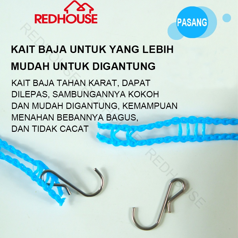 RED HOUSE Tali Jemuran Clothesline Laundry Baju JEMURAN Tali Jemuran 3.5 Meter