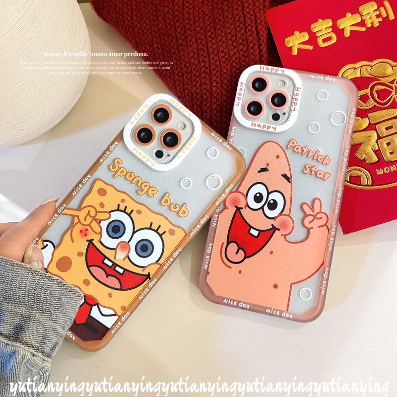 Soft Case Tpu Motif Kartun SpongeBob Untuk Infinix Hot 11 9 Play Smart 5 6 Hot 10Lite 11s Hot 9 10 11 Play 10Lite