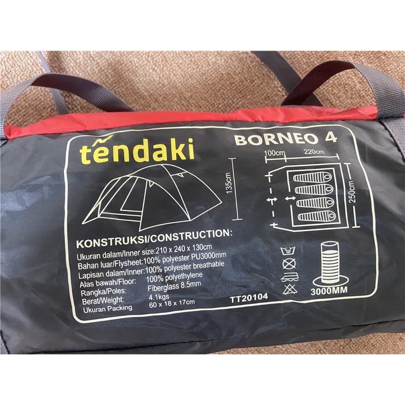 TENDAKI •Tenda Camping Dome Termurah •NSM 4 •Arundaya 4+ Air •Java 4 Light  •Borneo 3 •Borneo 4 •Double Layer •PU3000mm Dan •PU4000mm