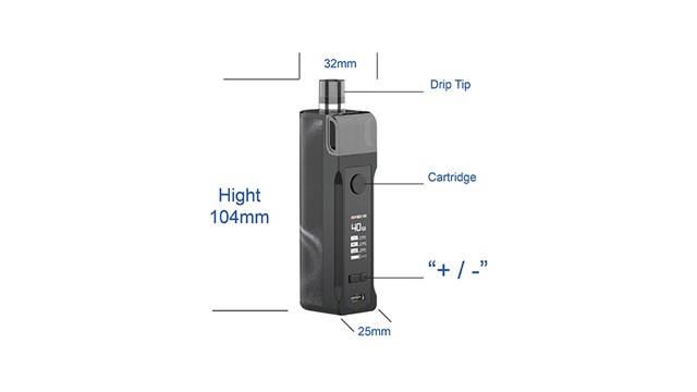 Voocean 40 Mod Pod Kit 40W 1200mAh AUTHEN