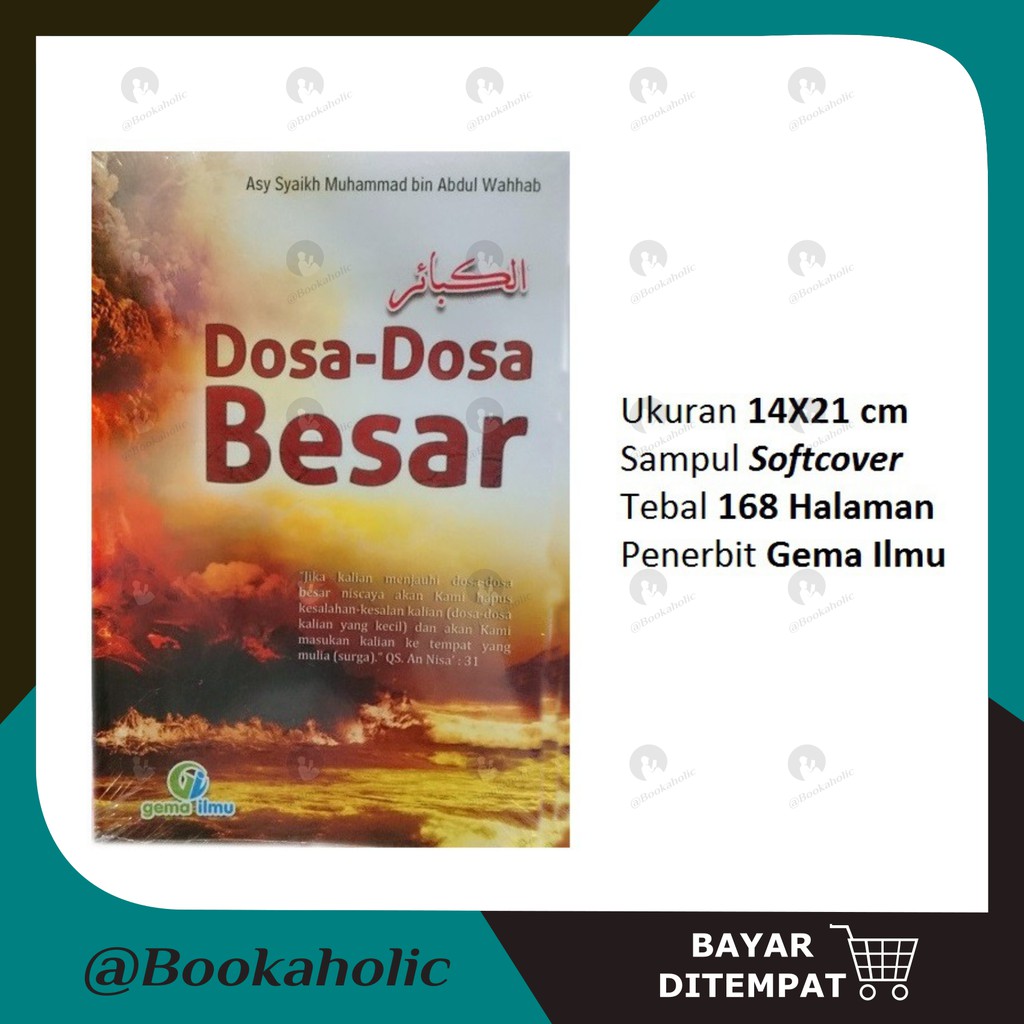 Terjemah Kitab Al Kabair - gema ilmu - Dosa-Dosa Besar Softcover - edisi revisi