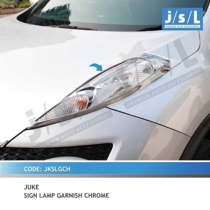 Garnish Lampu depan Sein Juke Chrome