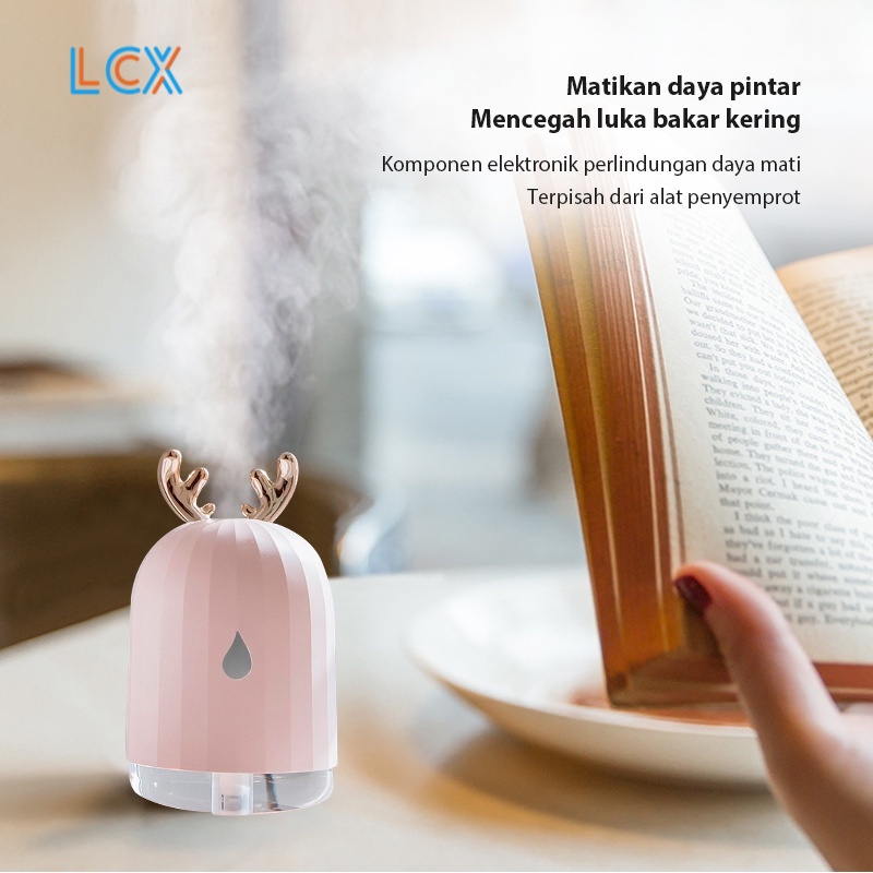 LCX Humidifier Aromatherapy Ultrasonic Pewangi Ruangan Air Diffuser Aroma Terapi Purifier Oil