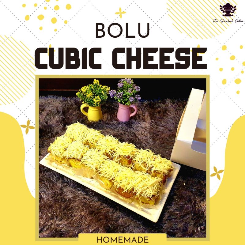 

kue bolu cubic cheese | slice keju | kue bolu jadul jadoel