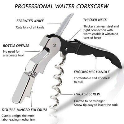 SGM Corkscrew Wine Opener Pembuka Botol Red Wine Capping Tool Screwdriver