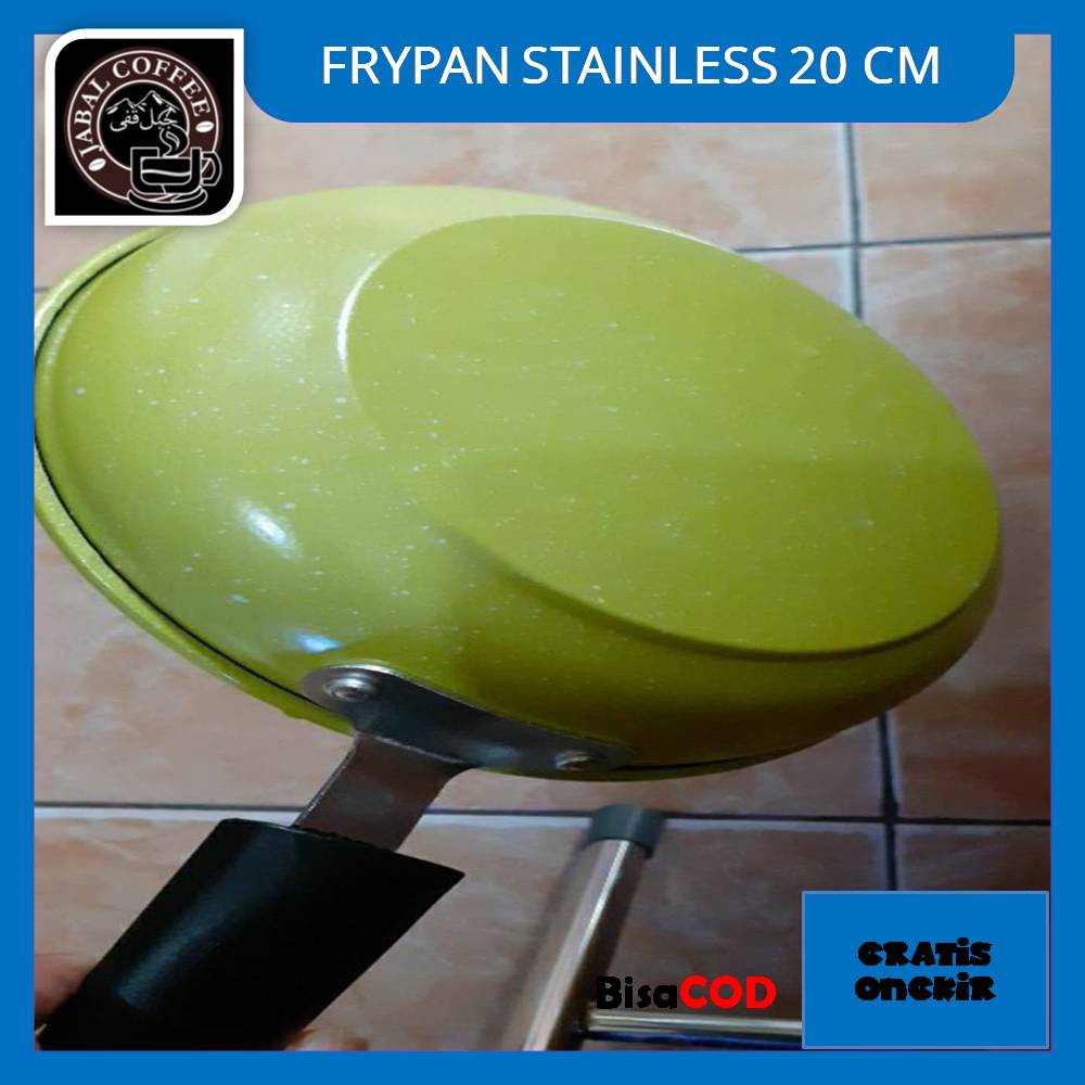 Wajan Frypan Stainless / Frypan Stainless Ukuran 20 Cm