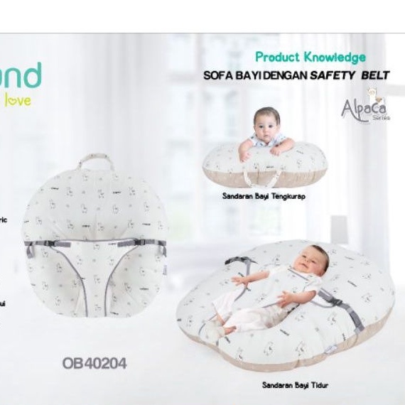 Omiland Sofa Bayi Series Alpaca Cream OB4020