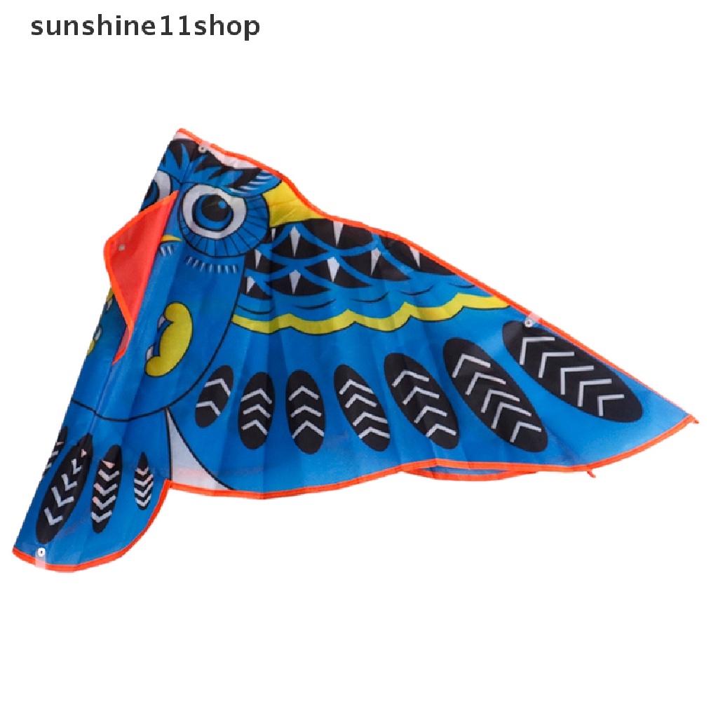 Sho 1Pc Layang-Layang Lipat Motif Kartun Burung Hantu Untuk outdoor