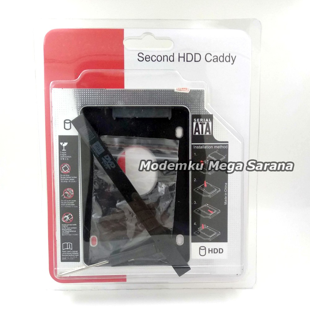 SSD HDD Caddy Slim  SATA DVD Slot Hardisk Drive