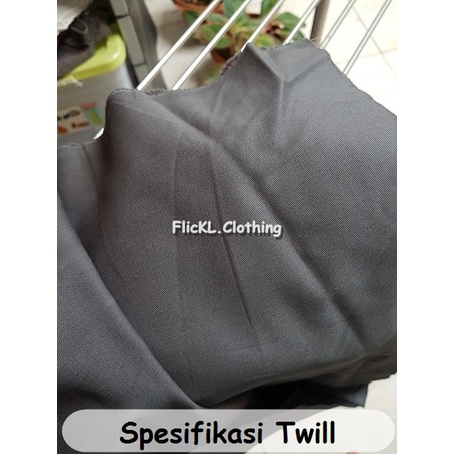 Bahan Kain Twill Non Stretch Twill 2010 Tidak Melar Katun Chino Non Stretch 20-10 Topi Bratatex