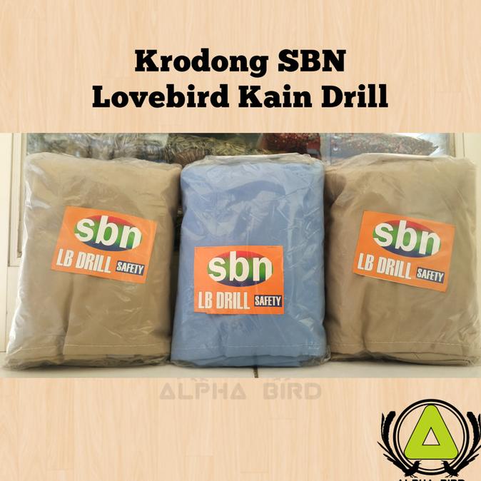 monggo] Krodong Lovebird Kain Drill Merk SBN