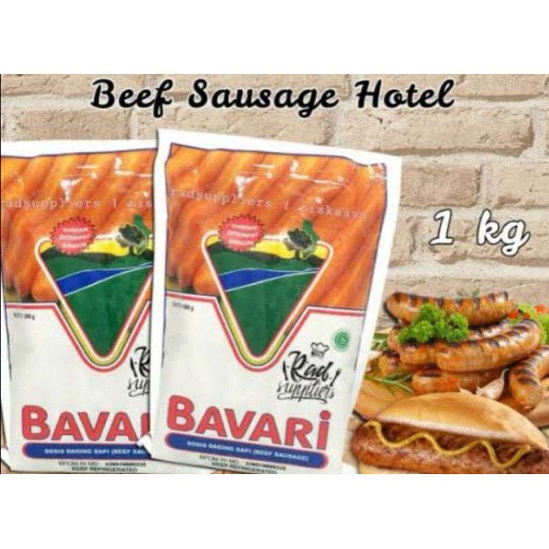 Sosis beef Bavari bratwurst kemasan 1kg