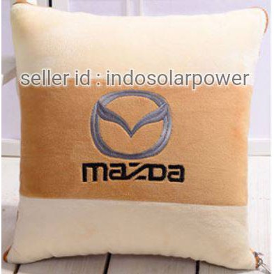 Balmut bantal selimut multi fungsi alas tidur premium aneka logo merk mobil aksesoris interior