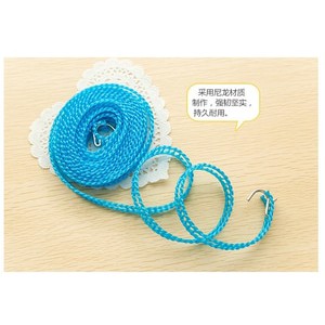 Tali Jemuran 5 Meter Lubang Gantungan Baju Tambang Portable Kuat Murah Super Praktis