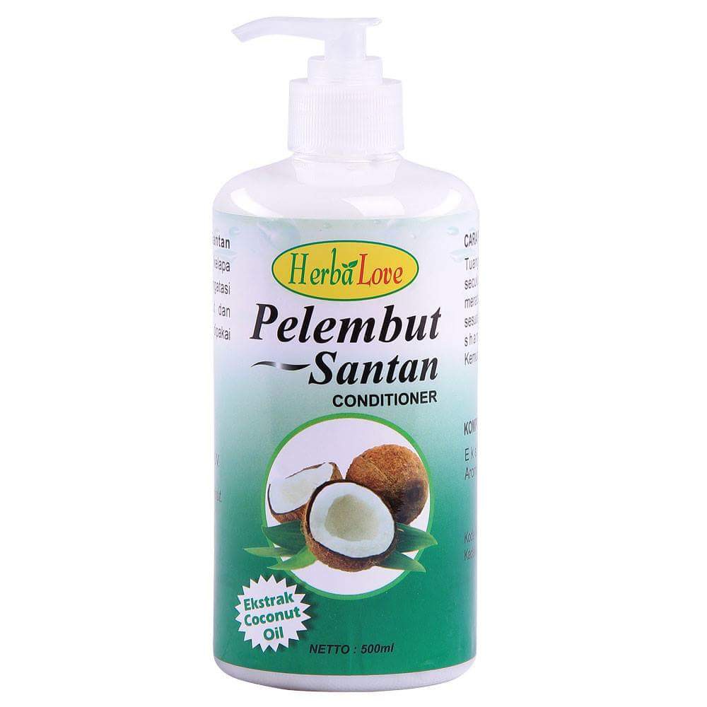 Herbalove Conditioner 500ml / Pelembut Santan