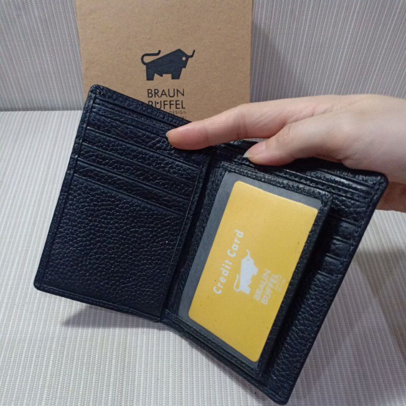 Dompet pria vertikal BBF kulit sapi asli