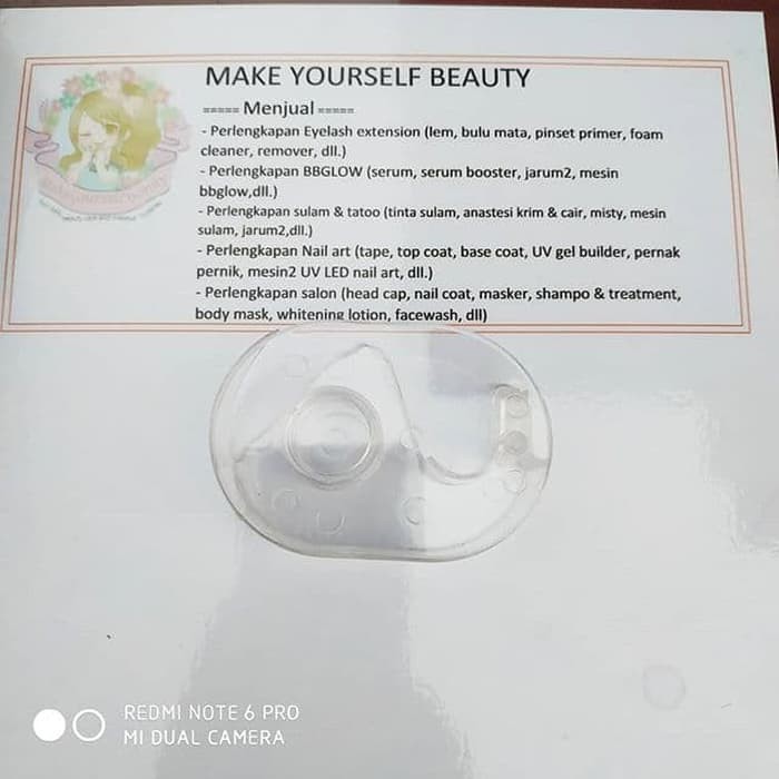 

Roll Tape Dispenser Transparan Bening Tempat Roll Tape Kertas Plastik eyelash extension