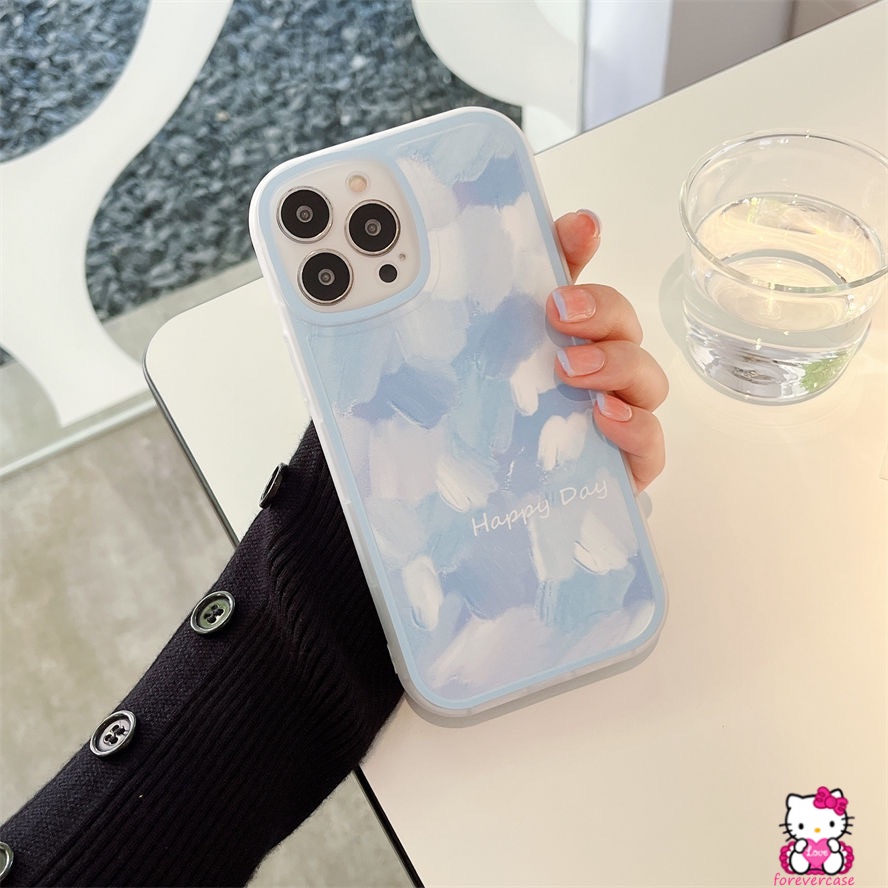 Soft Case Silikon Motif Lukisan Graffiti Biru Untuk Redmi 10 10A 9A 9T 9C 10C 9 9C NFC Note 9 10 11 8 9s 9pro 11s 10s 10pro Max Plus Xiaomi POCO M3 X3