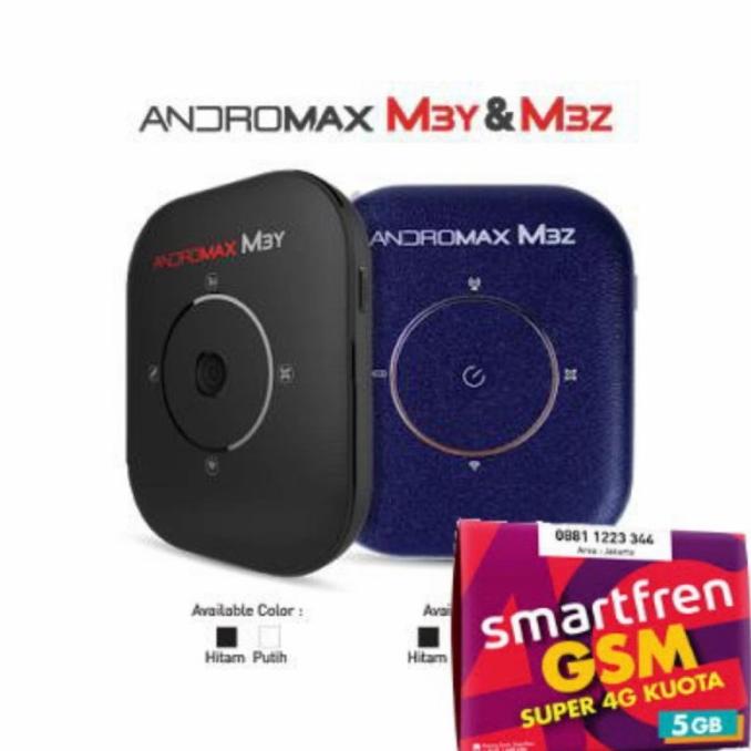 Jual mifi modem smartfren andromax m3z free kuota 5gb Indonesia|Shopee