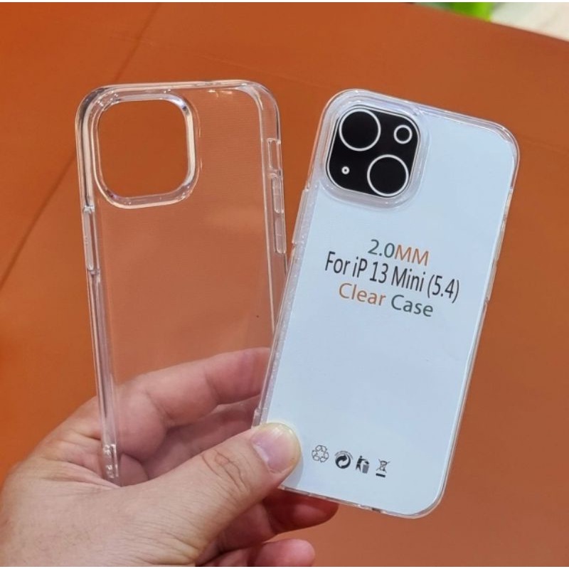 IPHONE 13 MINI CLEAR HD 2.0 CASING SOFTCASE SILIKON BENING BAHAN TEBAL ANTI JAMUR