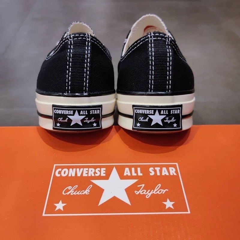 Sepatu Converse 70s low black white