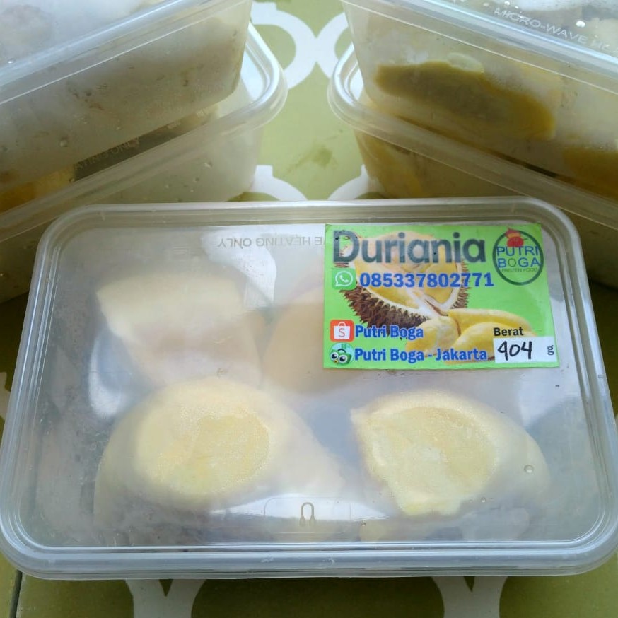 

Durian Montong Kupas Matang Pohon Frozen / Beku Duriania