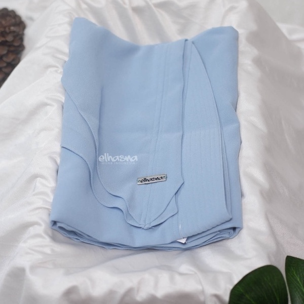 Hijab Instan XL Jumbo Hijab Ceruty 2 Layer Jilbab Instan  By Elhasna-WARDAH
