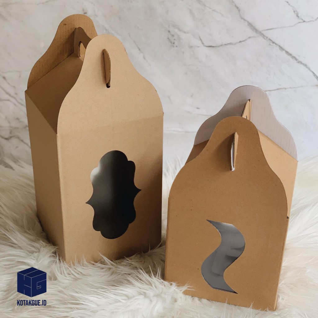 

Box Kue Lebaran Polos / Kotak Nastar / Box Kue Kering / Corrugated Box
