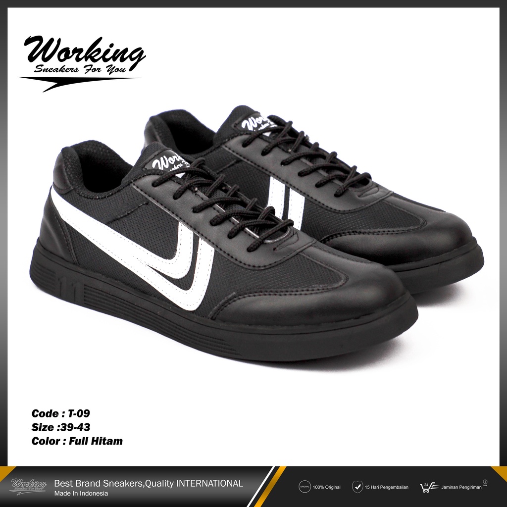 Working Sneakers For You Sepatu Running Pria Code T-09 Size 38 - 43 Korea Style