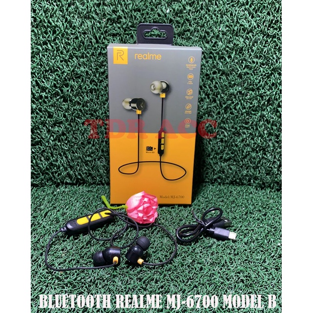 HANDSFREE HEADSET EARPHONE BLUETOOTH REALME MJ6700A MJ6700B