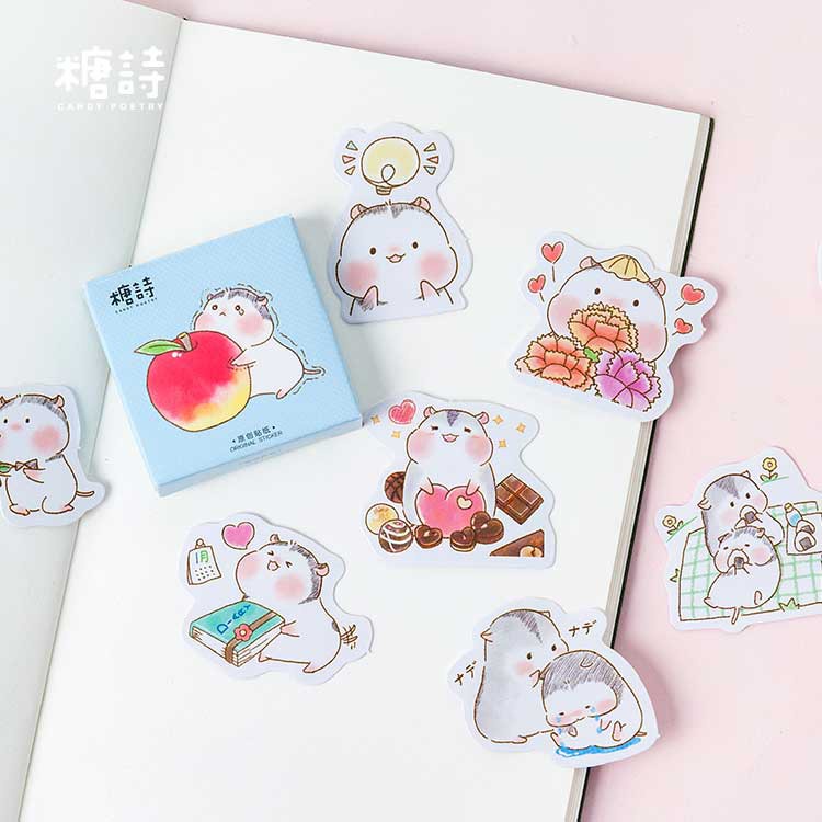 

Cute Animal Cartoon Sticker Jurnal Diary Scrapbook