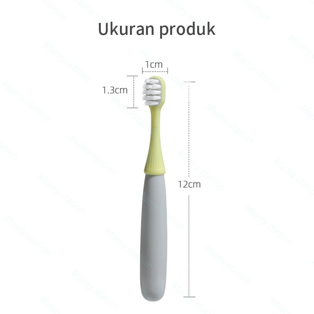 MumyStation Sikat Gigi Anak Bayi /Kids Toothbrush 3 pcs/set 2-6 tahun