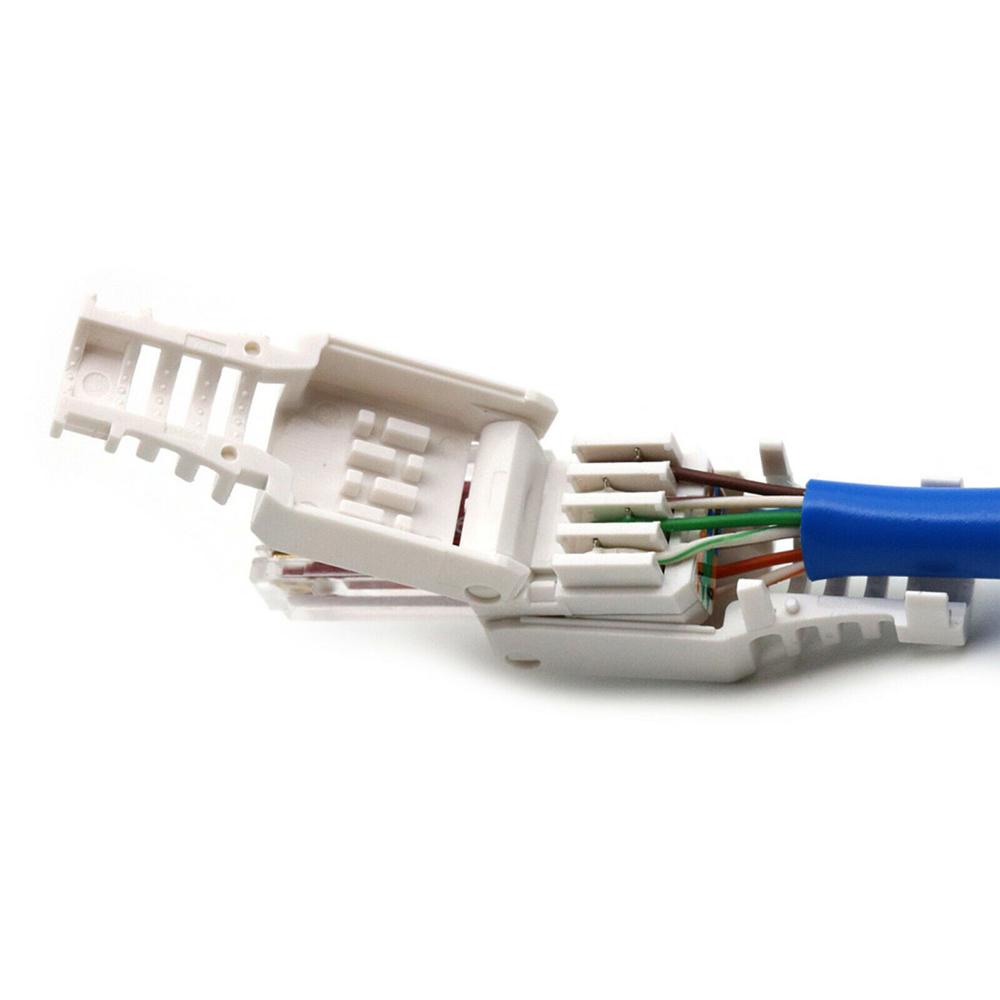 Agustina RJ45 Konektor Portable No Crimp Conector POE Tool-less CAT6