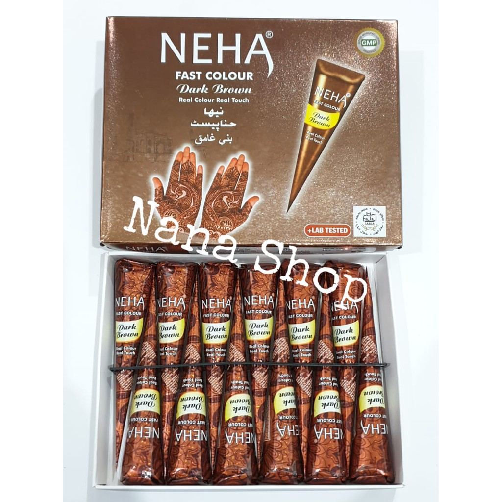 NEHA HENNA PASTE / HENNA HALAL BPOM-1