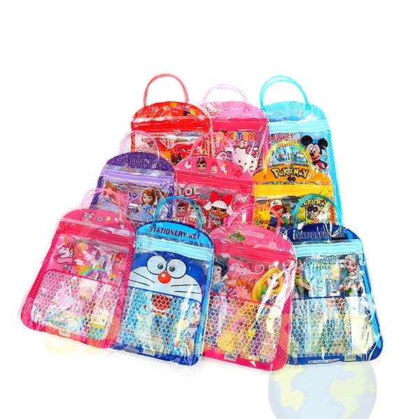 

[1KG 16PCS] Spacekid Set Alat Tulis Sekolah/ Stationery Set Tas / 7in1 Alat Tulis Set Tas / Paket Alat Tulis