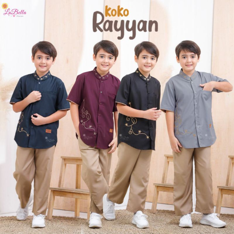 KOKO ANAK BORDIR USIA 5-9 THN RAYYAN BY LABELLA